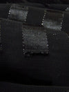 Ink Black 100% Nylon Rectangle Clipped Chiffon 58W