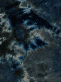 Admiral Blue/Camel/Multi 100% Polyester Tie-Dye French Terry Knit 59W