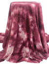 Dark Garnet Red/Plum Cherry/Multi 100% Polyester Tie-Dye French Terry Knit 59W