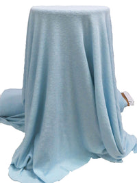 Cool Blue Polyester/Rayon/Lycra Rib Sweater Knit - Michael Stars - 51W