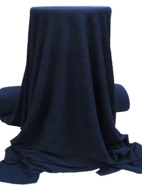 Dark Sky Blue Rayon/Nylon/Lycra Crinkle Knit - Michael Stars - 57W