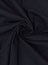 Black 100% Polyester Organza - Famous Dress Designer - 58W