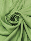 Lettuce Green Rayon/Nylon Shimmer Satin - Famous Dress Designer - 54W