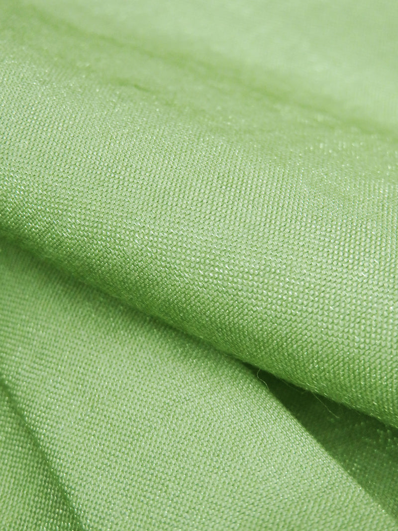 Lettuce Green Rayon/Nylon Shimmer Satin - Famous Dress Designer - 54W