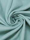 SOLD AS IS ONLY - Sea Glass Blue Wool/Polyester Twill Coating 60W