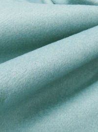 SOLD AS IS ONLY - Sea Glass Blue Wool/Polyester Twill Coating 60W