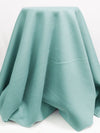 SOLD AS IS ONLY - Sea Glass Blue Wool/Polyester Twill Coating 60W