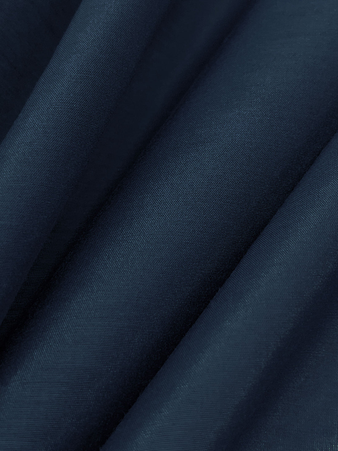 Prussian Blue Cotton/Silk Voile 54W