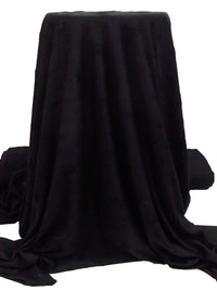 Ash Black 100% Polyester Grunge Polka Dot Burnout Knit 60W
