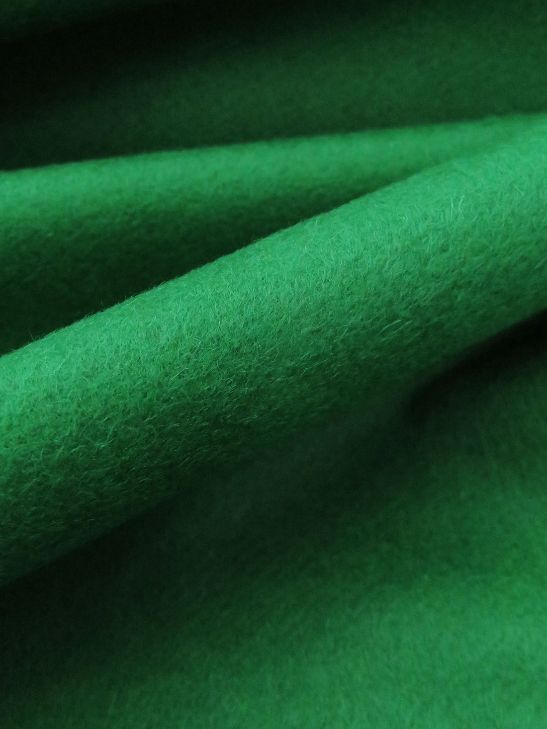 Clover Green Wool/Polyester Twill Coating 58W