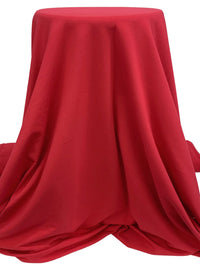 Cardinal Red Cotton/Lycra French Terry Knit 58W