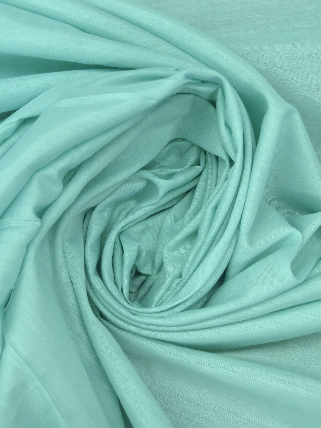 Pale Robins Egg Cotton/Silk Voile 52W