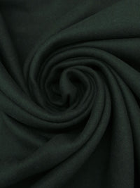 Midnight Forest Green Wool/Polyester Twill Coating 58W