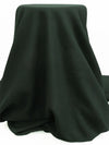 Midnight Forest Green Wool/Polyester Twill Coating 58W