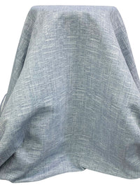 Blueberry Slate/Off-White/Silver Polyester/Cotton/Metallic Tweed Suiting - Black Halo - 60W