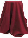 Red Burgundy Wool/Polyester Twill Coating 60W