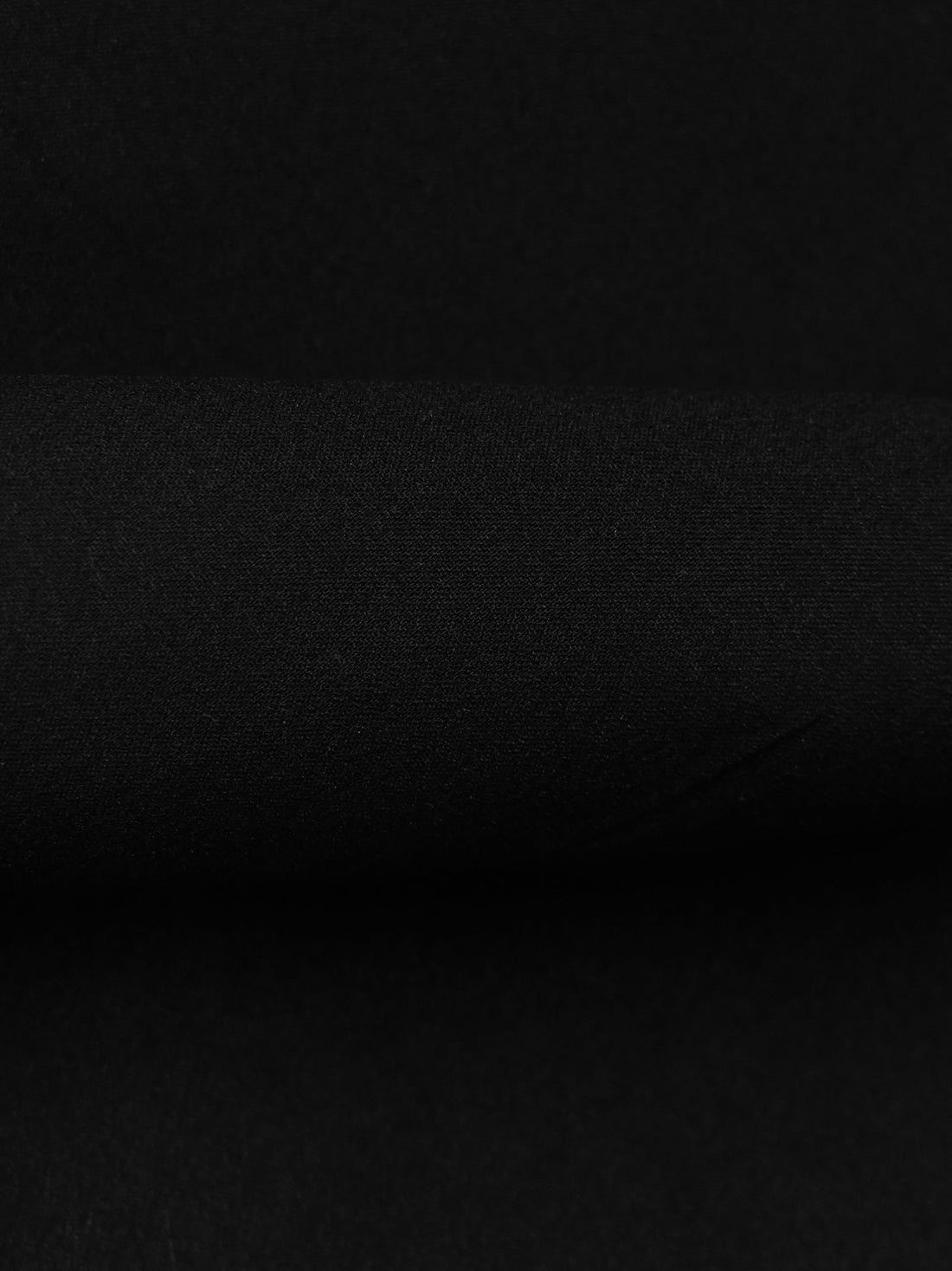 Pitch Black Nylon/Silk/Spandex Stretch Chiffon 50W