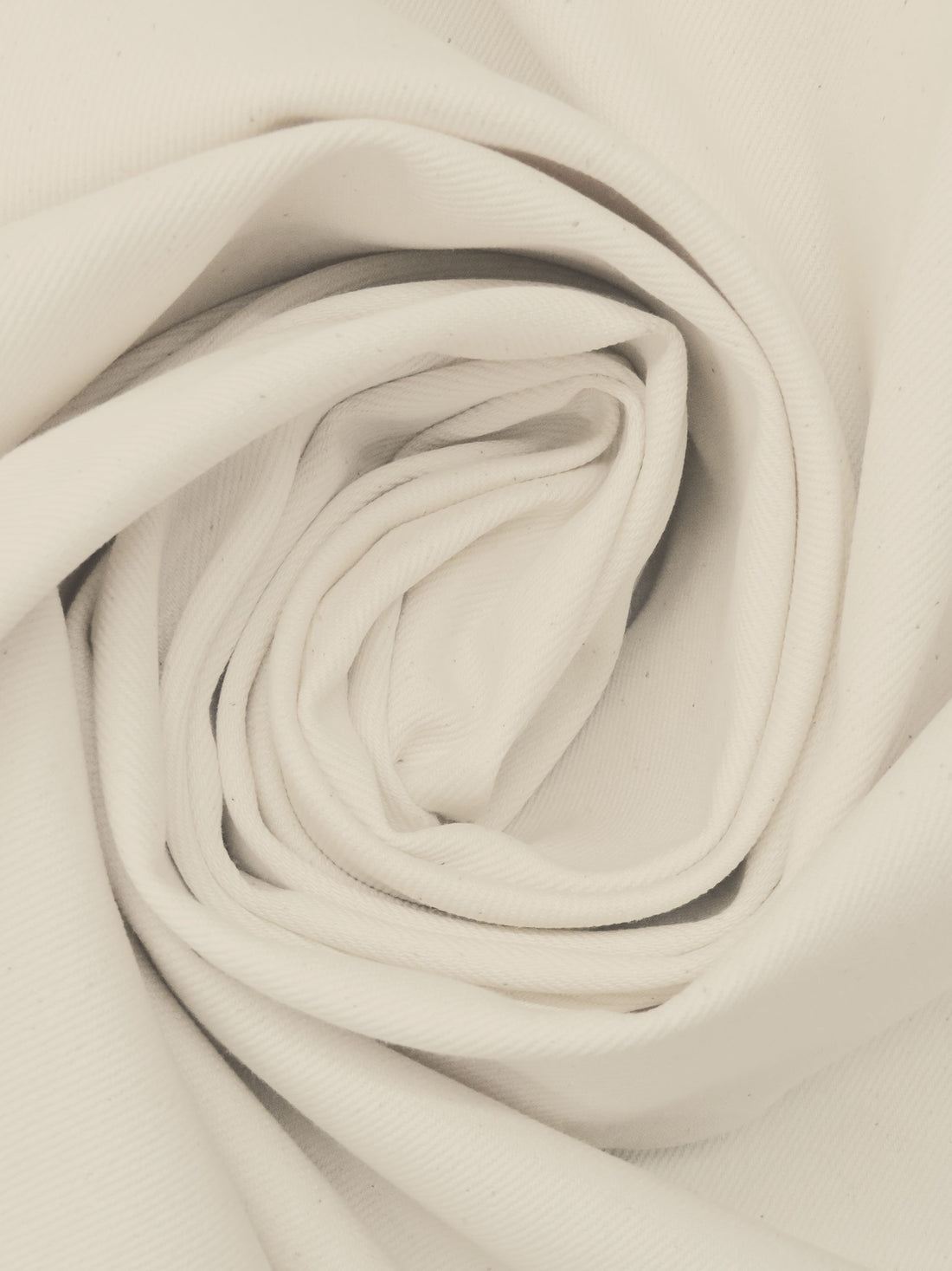 Antique Warm White Cotton/Lyocell/Spandex Denim Twill 58W