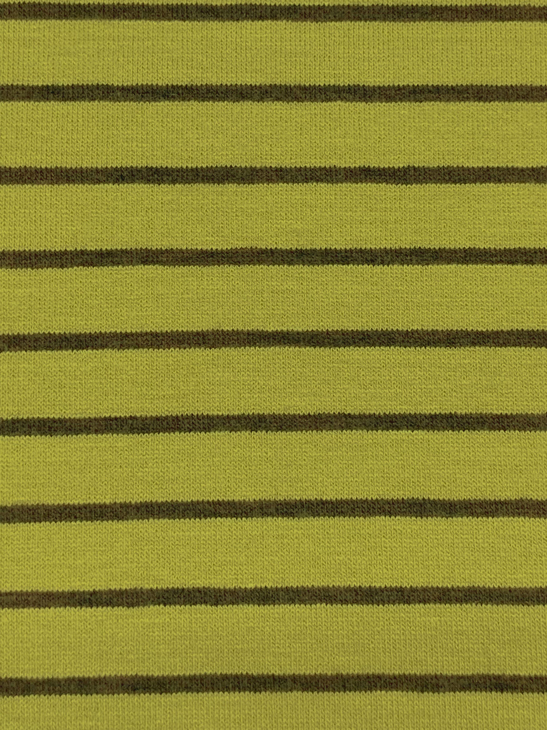 Fresh Avocado/Dark Bronze Rayon/Lycra Horizontal Stripe Jersey Knit 58W