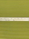 Fresh Avocado/Dark Bronze Rayon/Lycra Horizontal Stripe Jersey Knit 58W