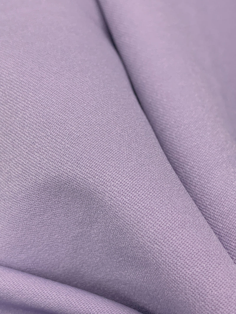 Lilac Rayon/Nylon/Lycra Stretch Bengaline Suiting - NY Designer - 56W