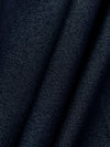 Navy Blue Polyester/Rayon/Lycra Stretch Denim Suiting - NY Designer - 58W