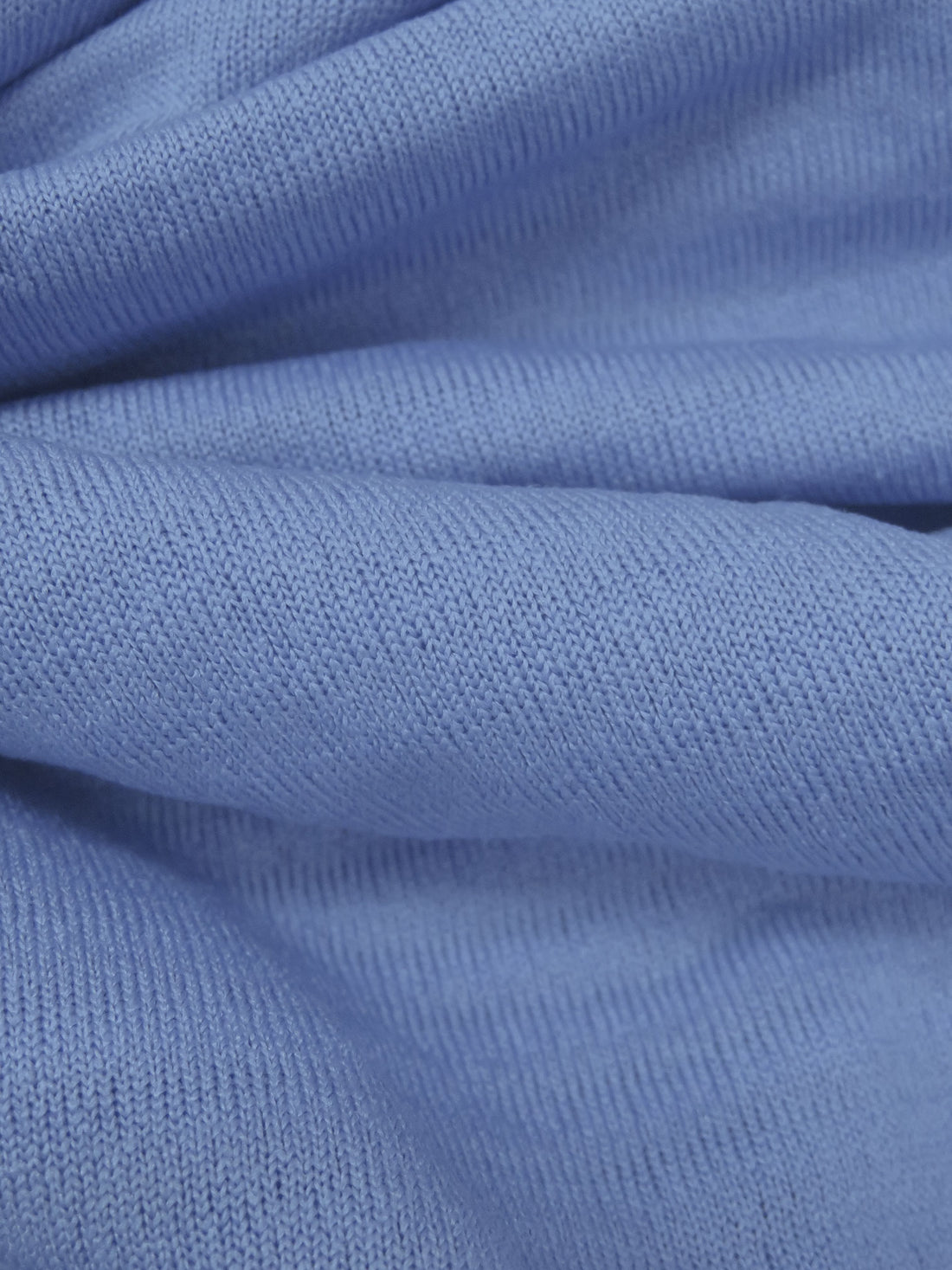 Vista Blue Polyester/Spandex Power Grid Fleece Knit - Polartec - 60W