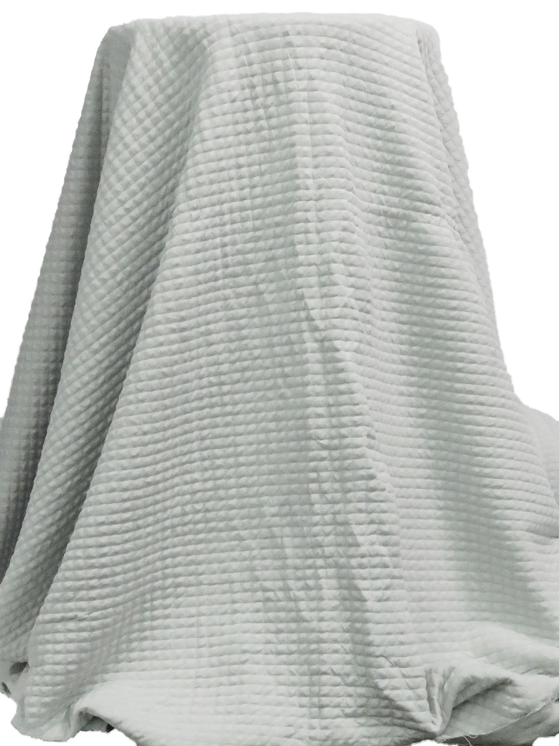 Light Gray Polyester/Lycra Power Air Grid Double Knit - Polartec - 64W