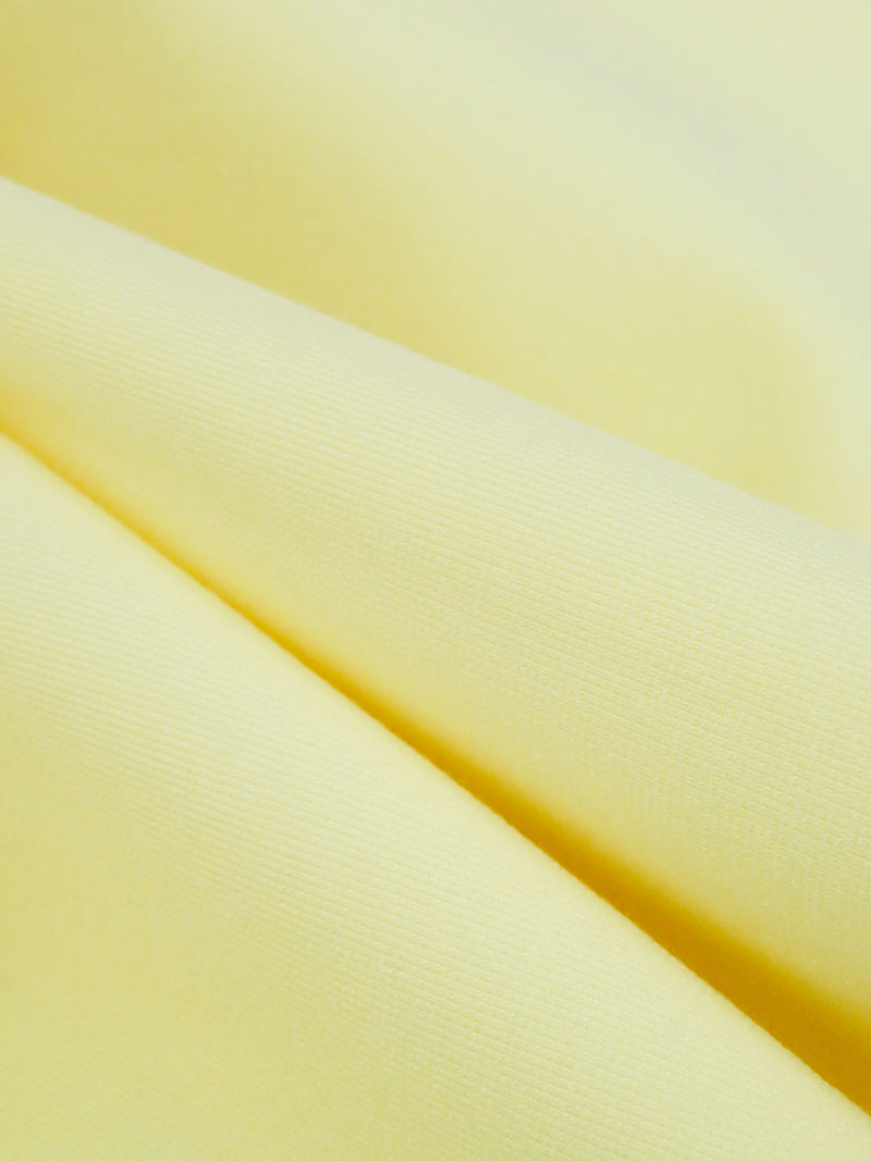 Pastel Lemon Rayon/Nylon/Lycra Light Weight Ponte Knit - NY Designer - 58W