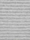 Heathered Cloud Gray/White 100% Cotton Horizontal Stripe Interlock Knit 64W