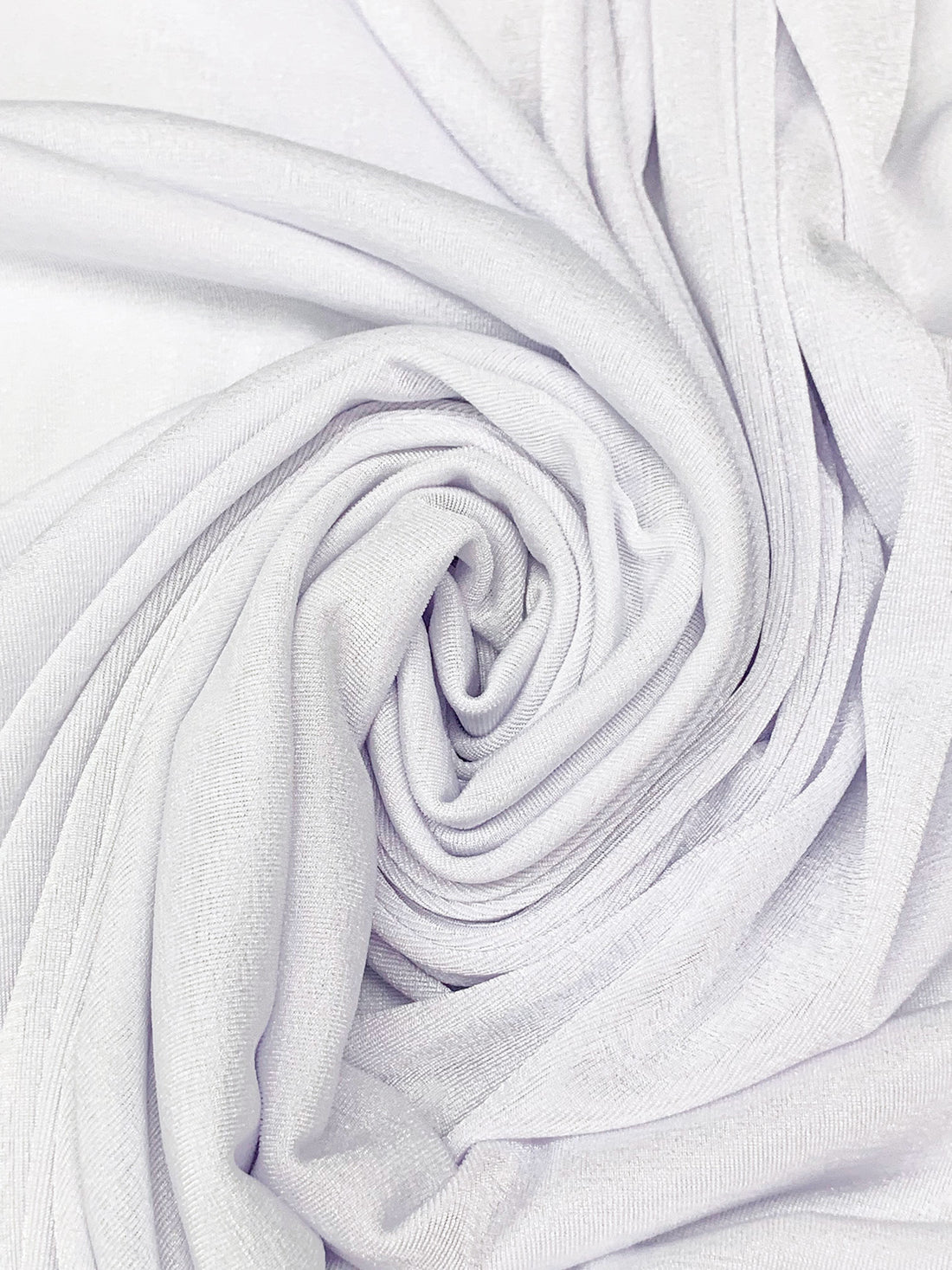 Frost White Polyester/Lycra Slinky Knit 60W