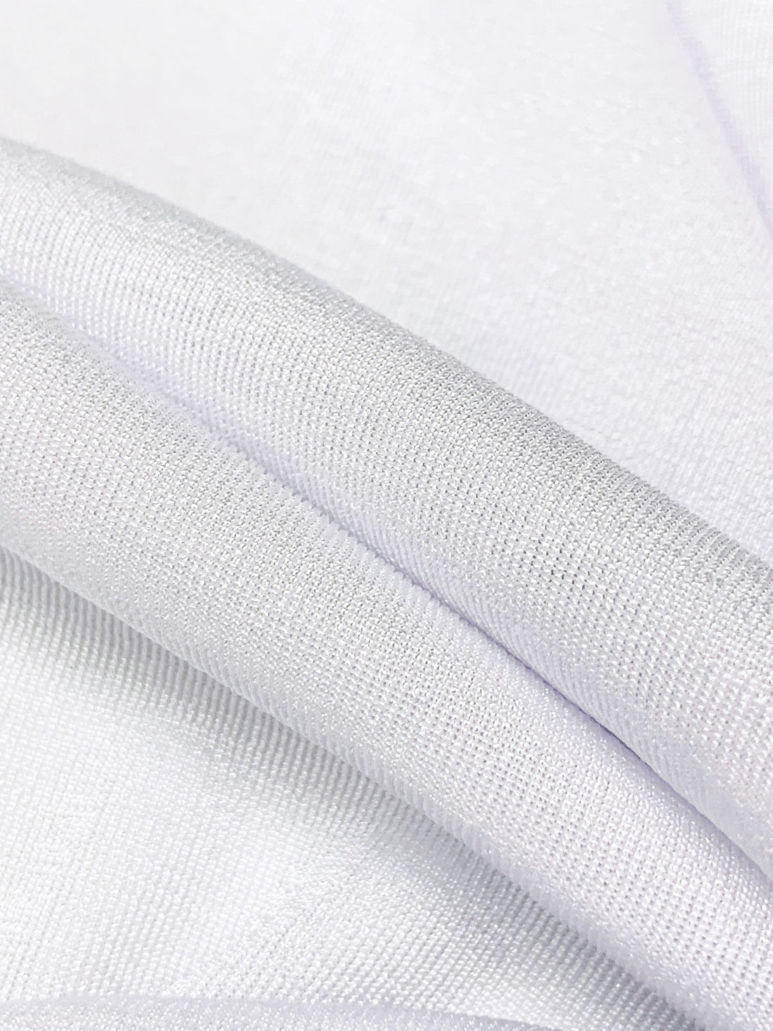 Frost White Polyester/Lycra Slinky Knit 60W