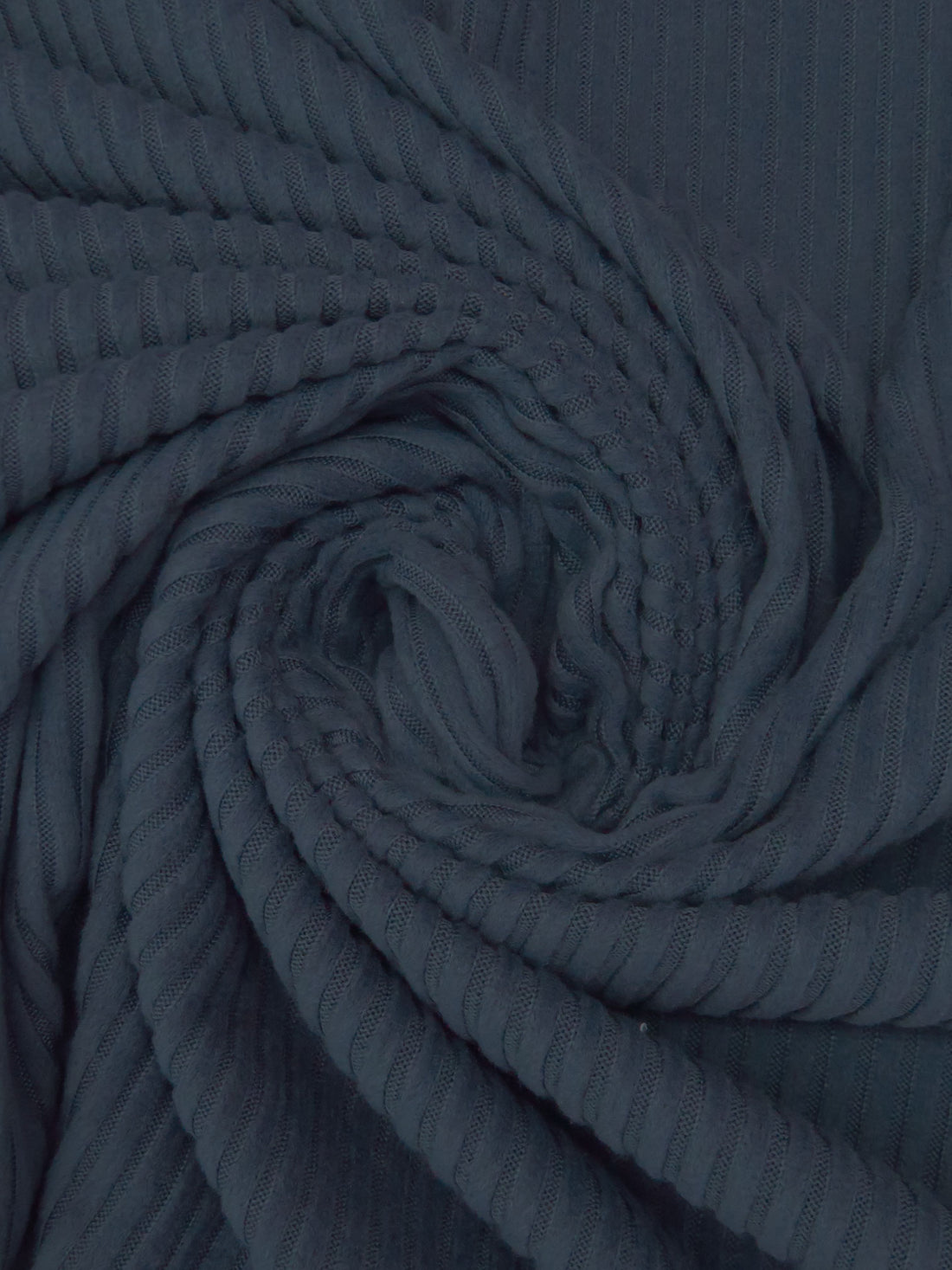 Pickled Bluewood Polyester/Lycra Brushed Rib Sweater Knit 58W