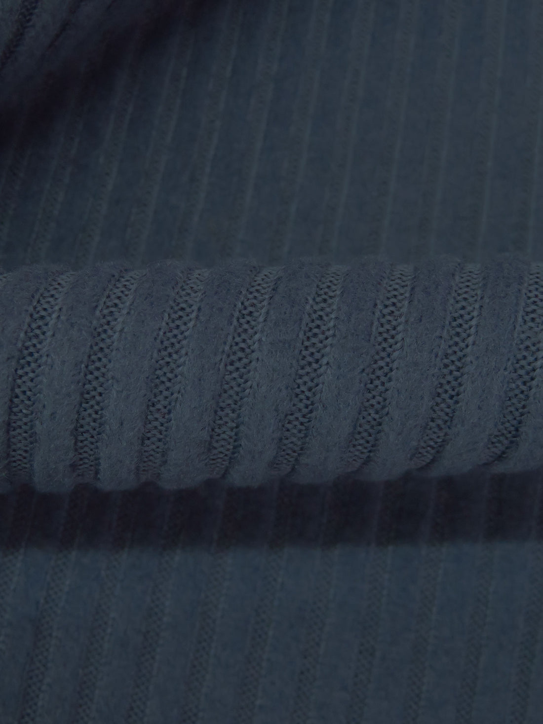 Pickled Bluewood Polyester/Lycra Brushed Rib Sweater Knit 58W