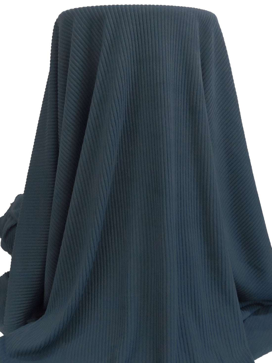 Pickled Bluewood Polyester/Lycra Brushed Rib Sweater Knit 58W