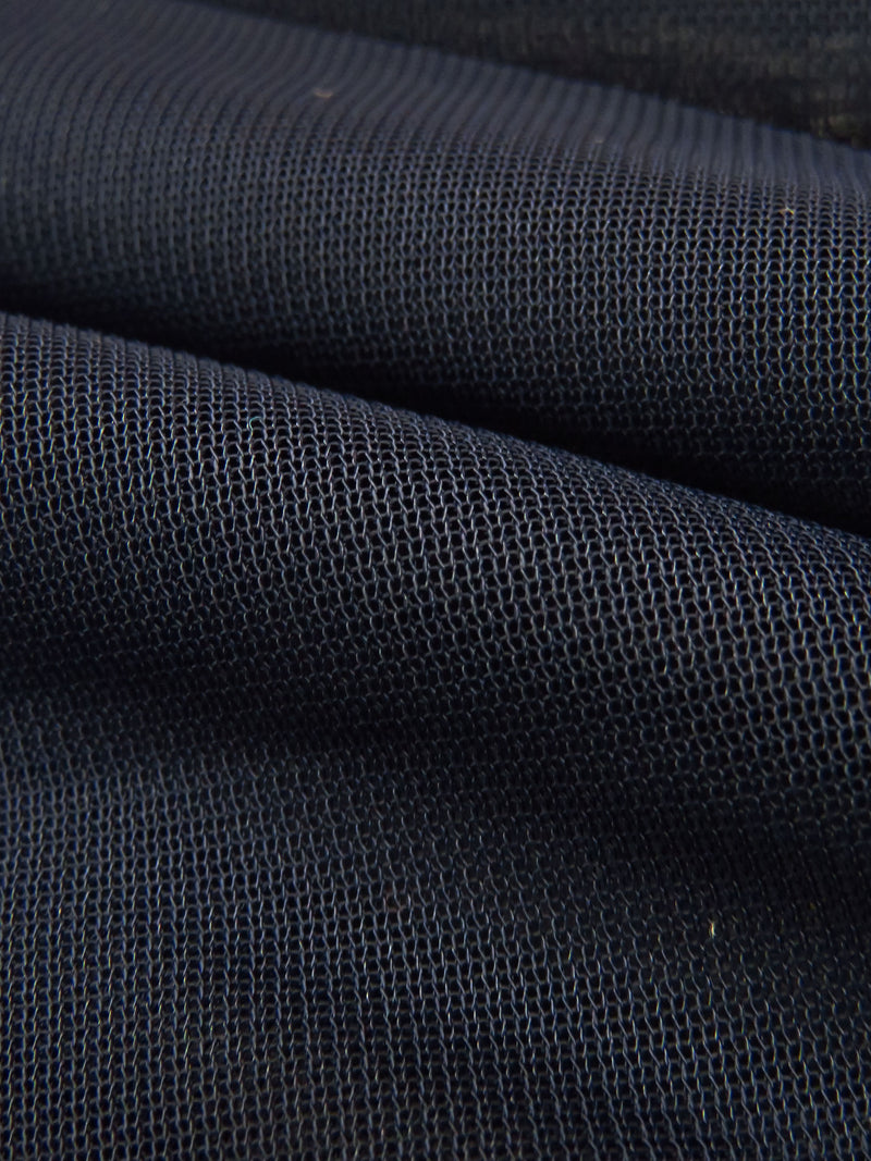 Midnight Navy Nylon/Lycra Sheer Knit Lining 56W