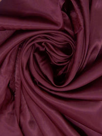 Maroon Oak 100% Polyester Charmeuse 56W