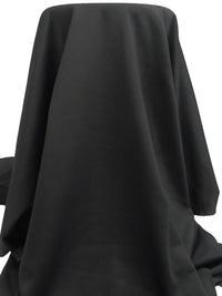 Charcoal Gray Polyester/Nylon/Spandex Power Stretch Sweatshirt Fleece - Polartec - 52W