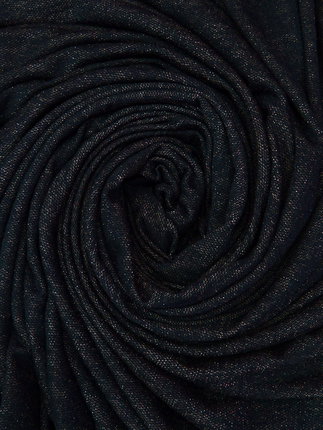 Midnight Navy/White Polyester/Rayon/Lycra Denim-Look French Terry Knit 59W