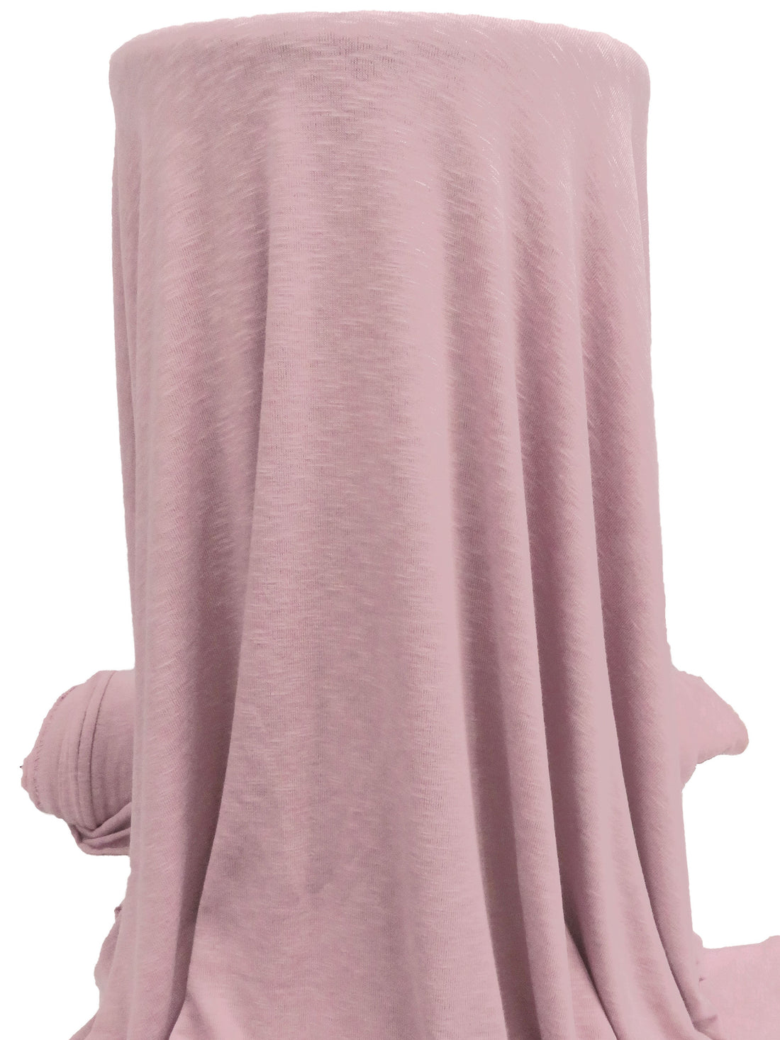 Moonrise Pink Polyester/Rayon/Lycra Slubbed Jersey Sweater Knit - Michael Stars - 53W