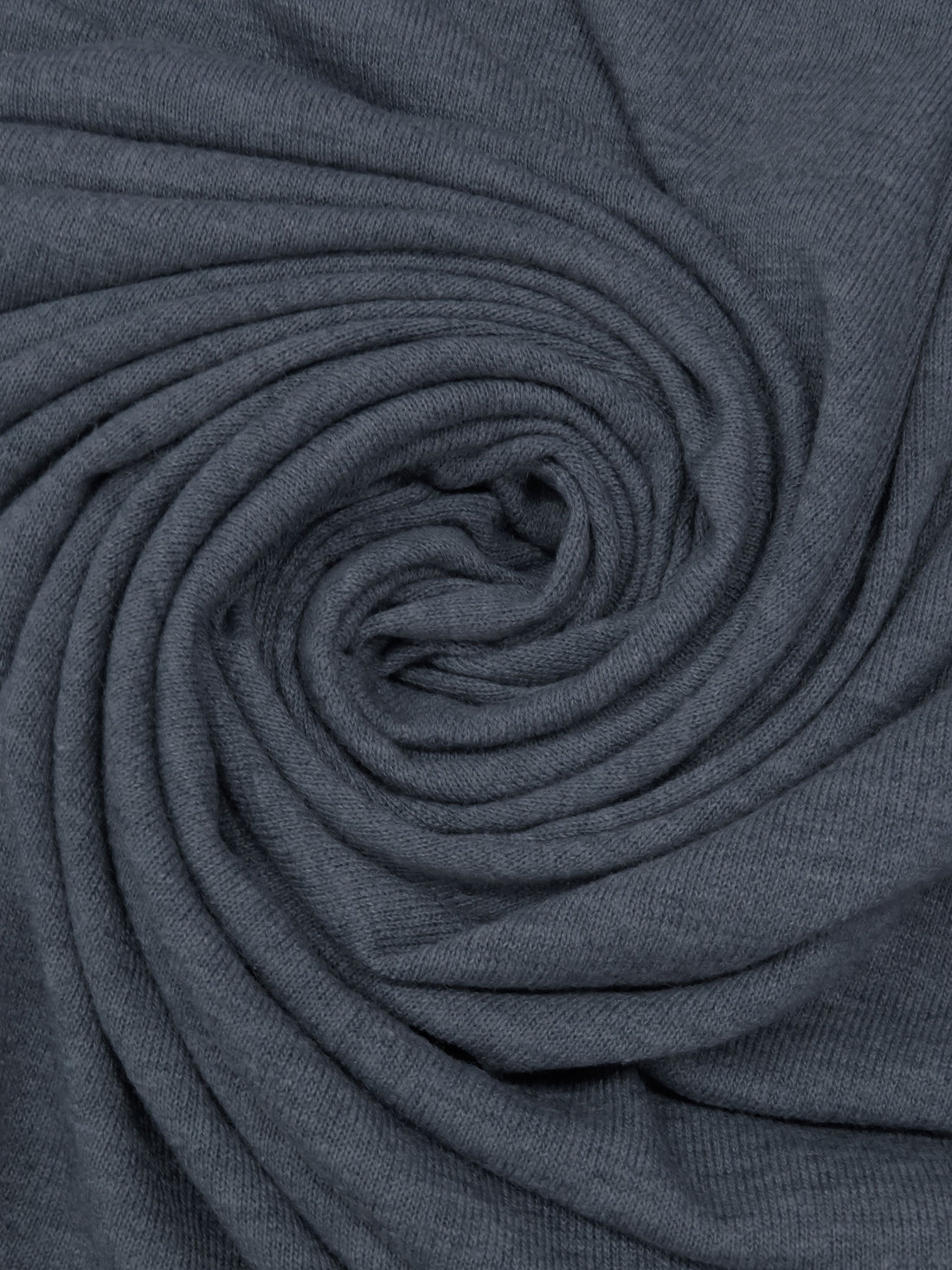 Blue Lava Stone Polyester/Rayon/Lycra Slubbed Jersey Sweater Knit - Michael Stars - 53W