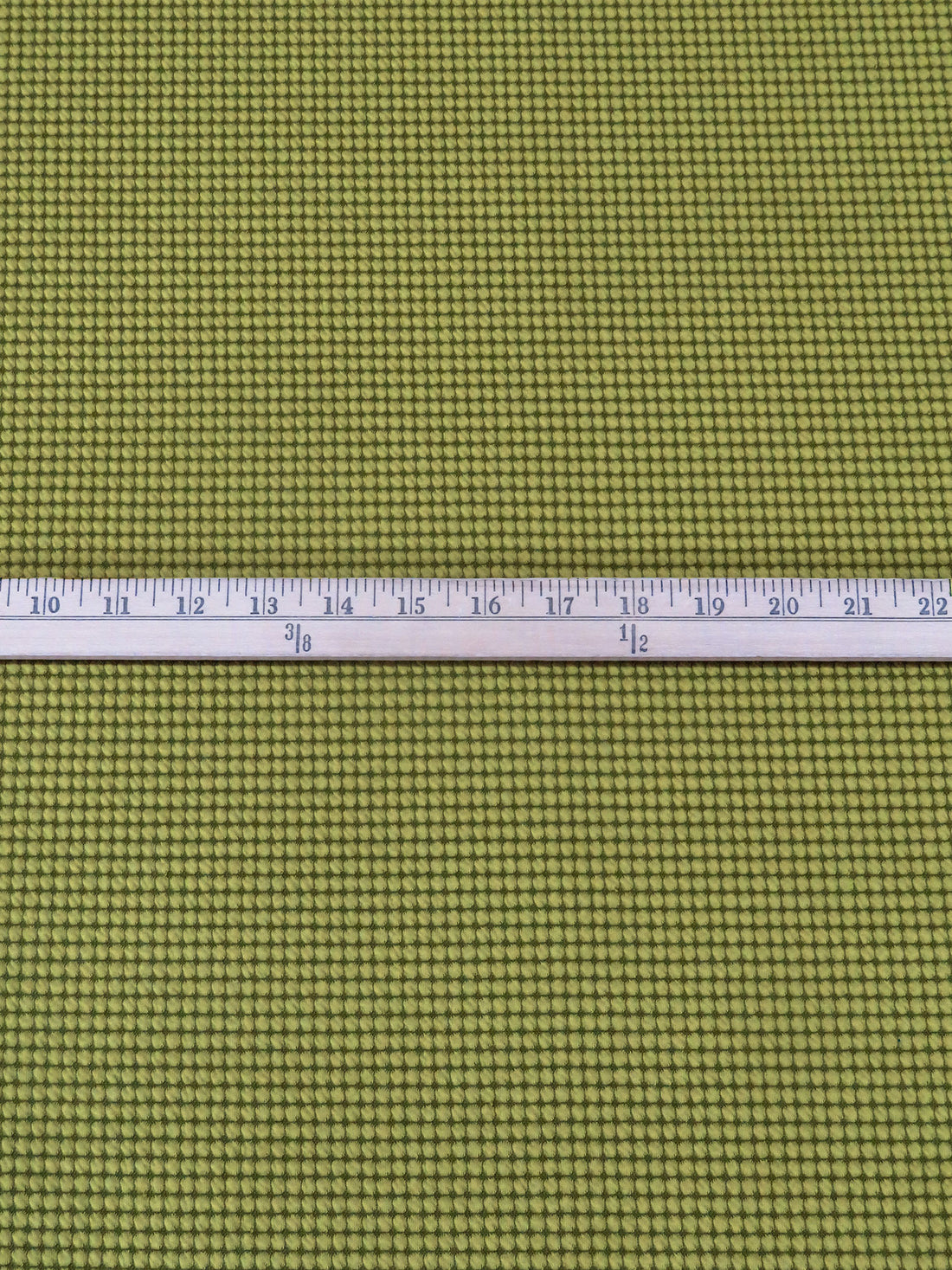 Pomelo/Army Green 100% Nylon Puckered Grid Knit - Polartec - 59W