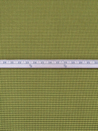 Pomelo/Army Green 100% Nylon Puckered Grid Knit - Polartec - 59W