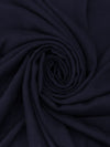 Navy 100% Rayon Twill Challis 56W