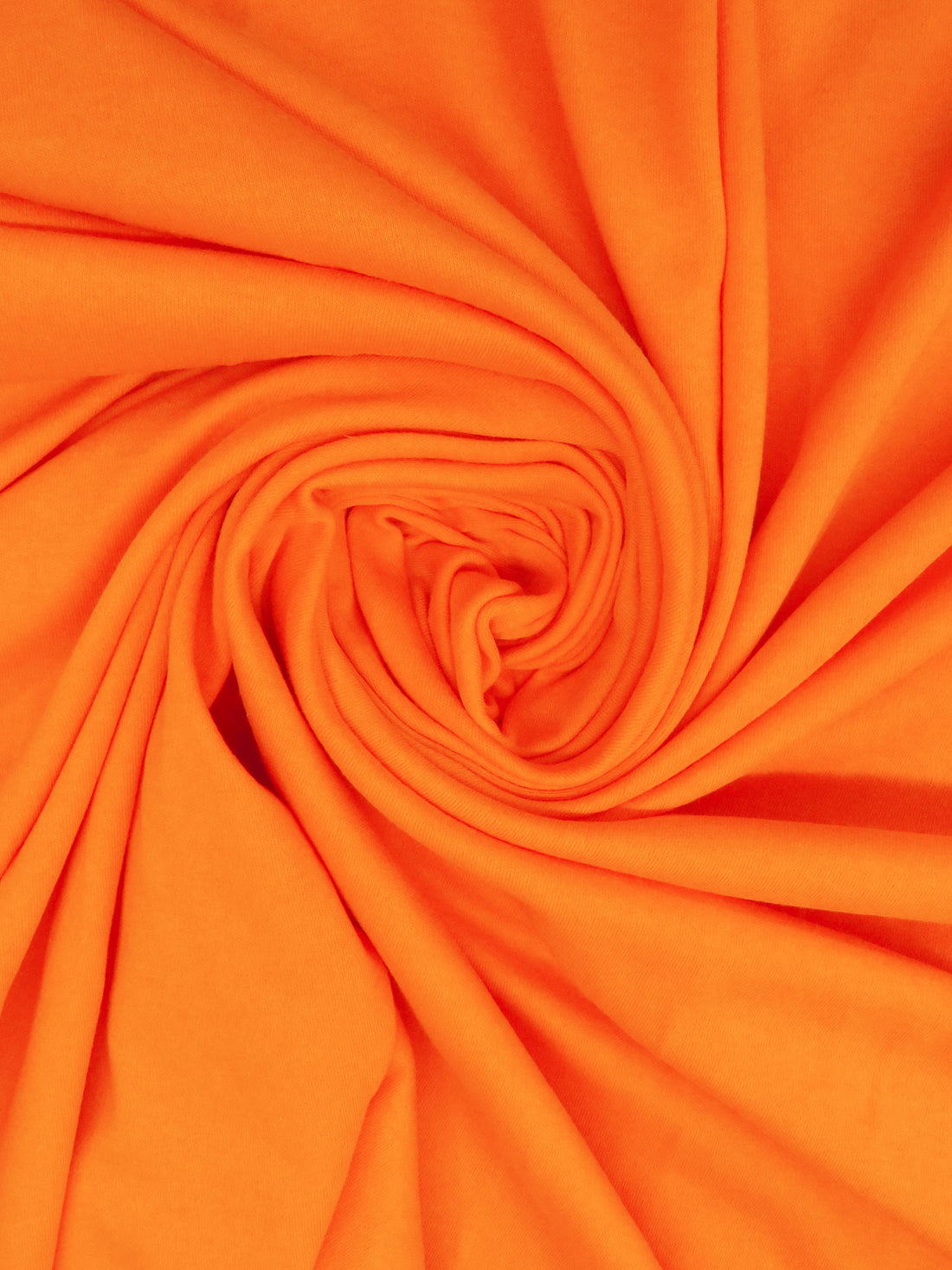 Highlighter Orange Cotton/Polyester Interlock Knit 58W