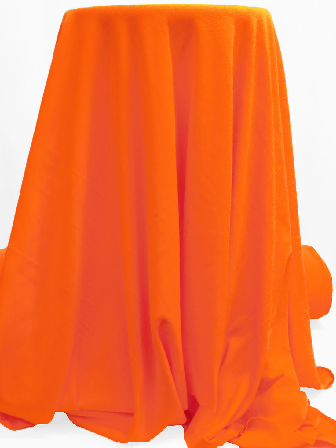 Highlighter Orange Cotton/Polyester Interlock Knit 58W