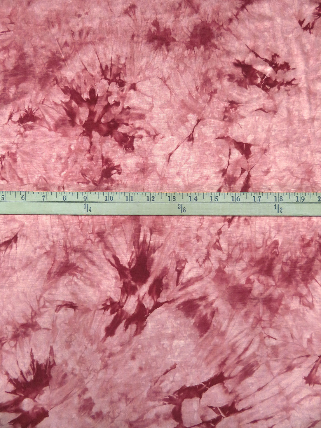 Dusty Rose/Claret Rayon/Lycra Tie-Dye Print Jersey Knit - 59W