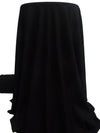 Black Cotton/Rayon/Lycra 2x3 Rib Knit 54W