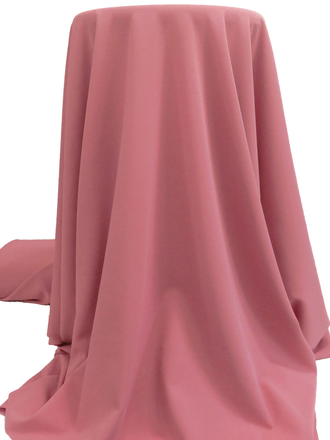 Dusty Candy Pink Polyester/Lycra Crepe Techno Knit 58W