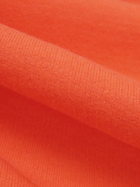 International Orange Cotton/Polyester Sweatshirt Fleece 68W